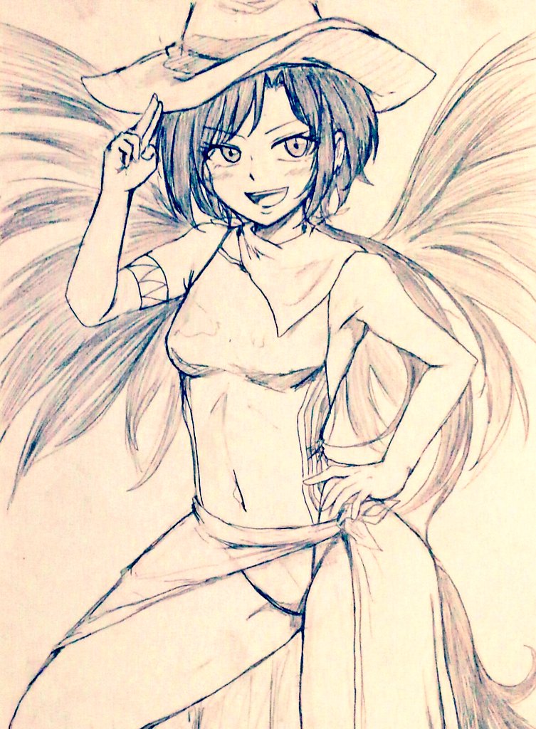 kurokoma saki (touhou) drawn by d-m_(dii_emu)