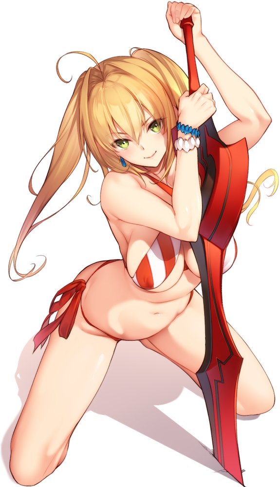 nero claudius (fate and 1 more) drawn by nanao_(mahaya)
