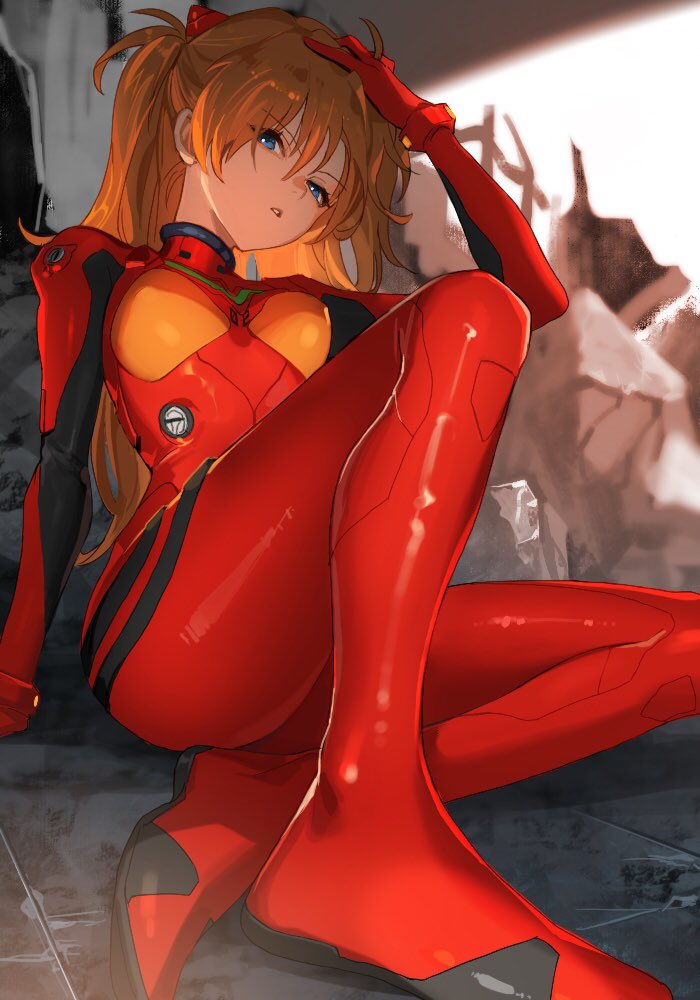 souryuu asuka langley (neon genesis evangelion) drawn by nima_(niru54)