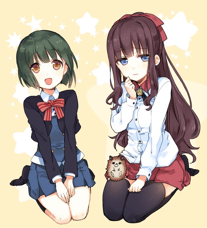 takimoto hifumi, oomiya shinobu, and soujirou (new game! and 2 more) drawn by nakayama_miyuki