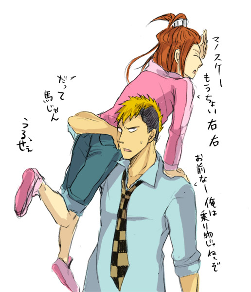 simeon saint and bronco knight (ace attorney and 2 more) drawn by len_(meisou)