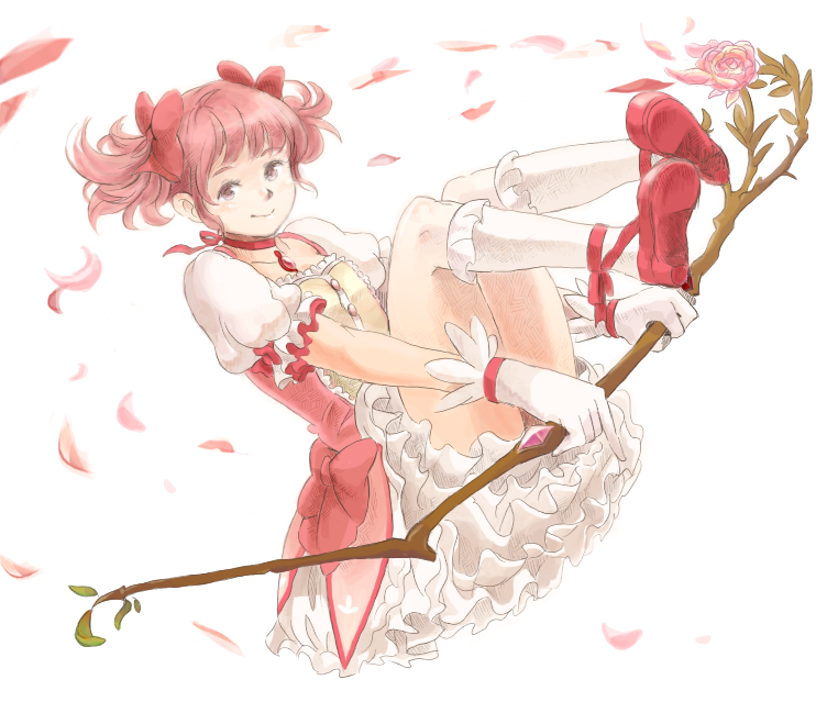 kaname madoka (mahou shoujo madoka magica) drawn by ma-hain-scarlet