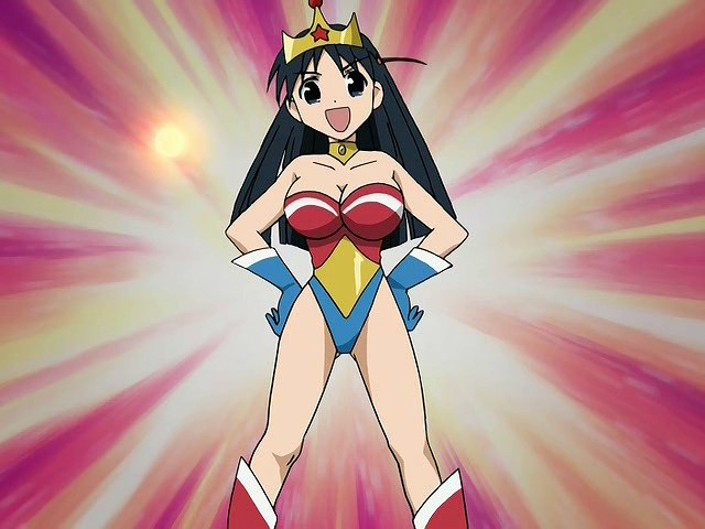 wonder woman and tsukamoto tenma (dc comics and 2 more)