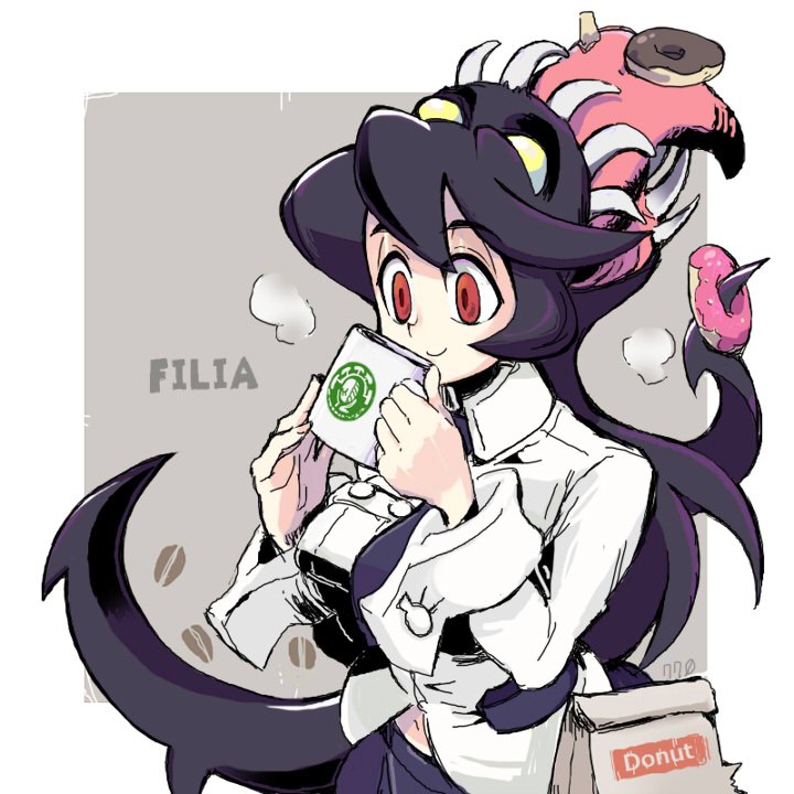 filia and samson (skullgirls and 1 more) drawn by 770mk