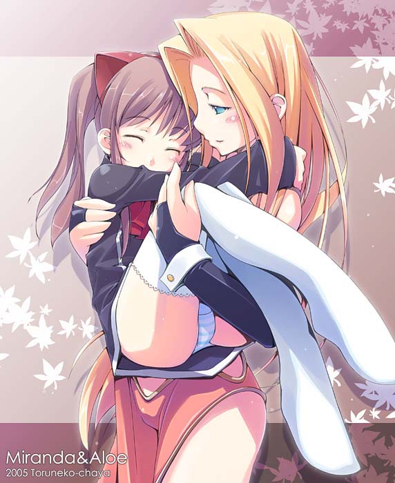 aloe and miranda (quiz magic academy) drawn by toruneko