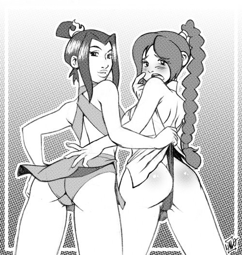 azula and ty lee (avatar legends and 1 more)