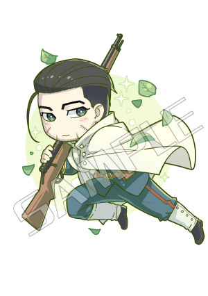 ogata hyakunosuke (golden kamuy) drawn by inputanimeoutput