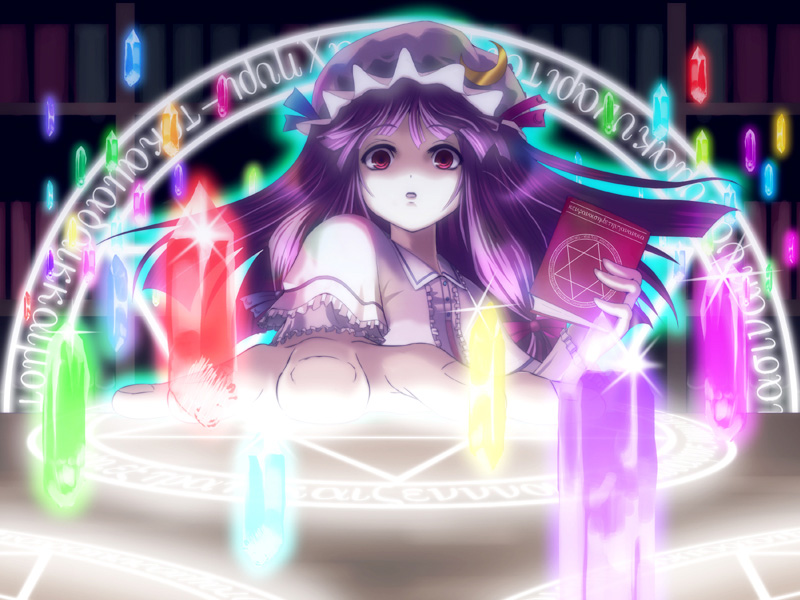 patchouli knowledge (touhou) drawn by hyuuga_azuri