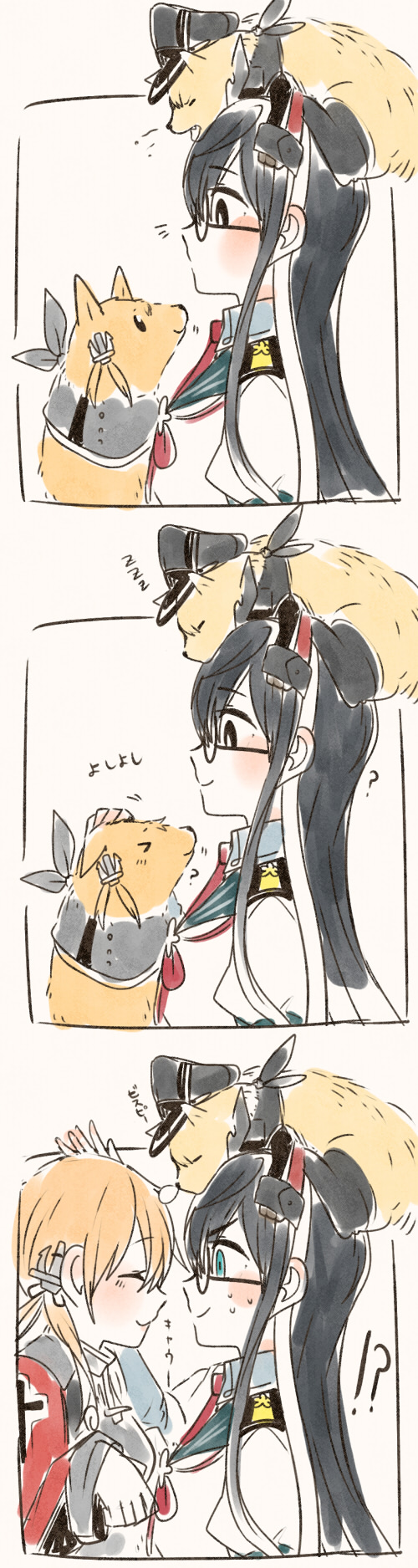 ooyodo, prinz eugen, and bismarck (kantai collection) drawn by itomugi-kun