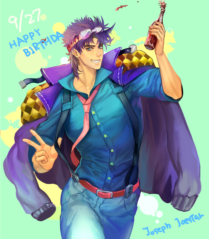 joseph joestar (jojo no kimyou na bouken and 1 more) drawn by az_(kroneko007)