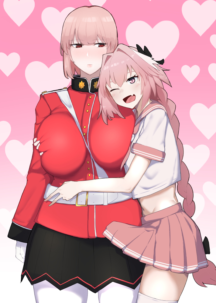 astolfo and florence nightingale (fate and 1 more) drawn by fujou_joshi