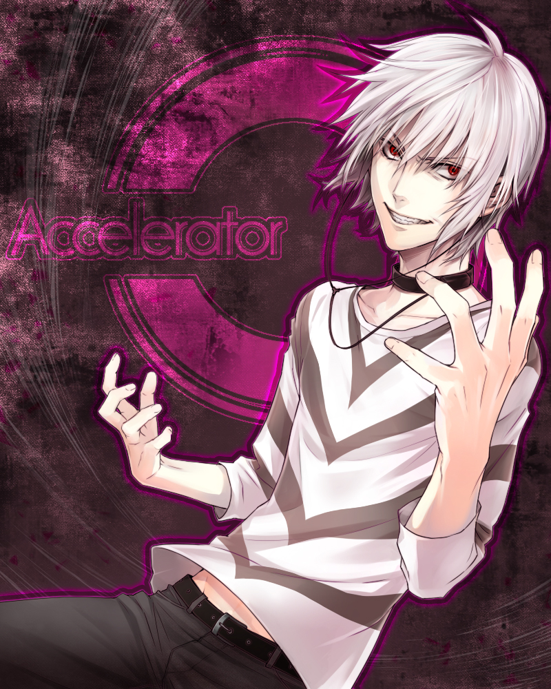 accelerator (toaru majutsu no index) drawn by chimachi