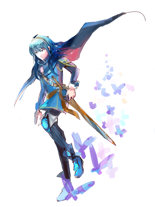 lucina (fire emblem and 1 more) drawn by 9tt6