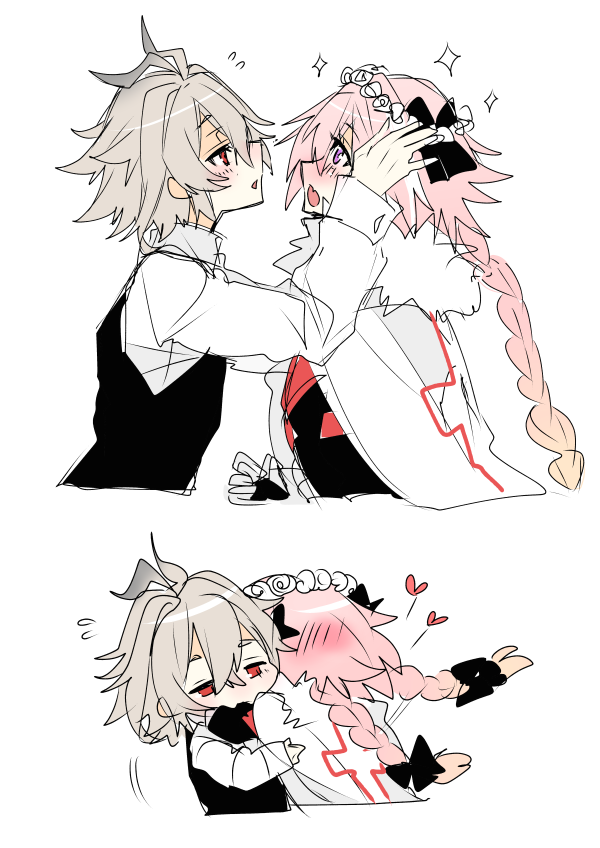 astolfo and sieg (fate and 1 more) drawn by haoro