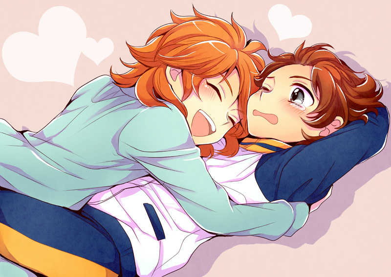 matsukaze tenma and amemiya taiyou (inazuma eleven and 1 more) drawn by racotta