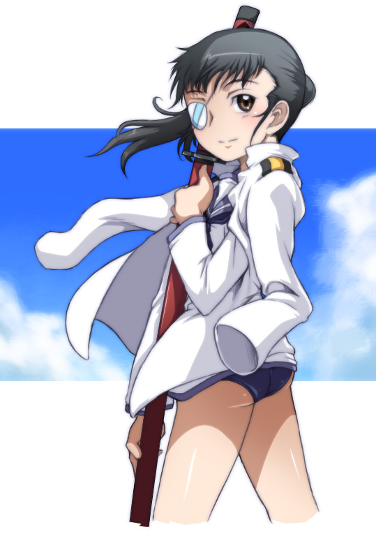 sakamoto mio (world witches series and 1 more) drawn by caryo and tabigarasu
