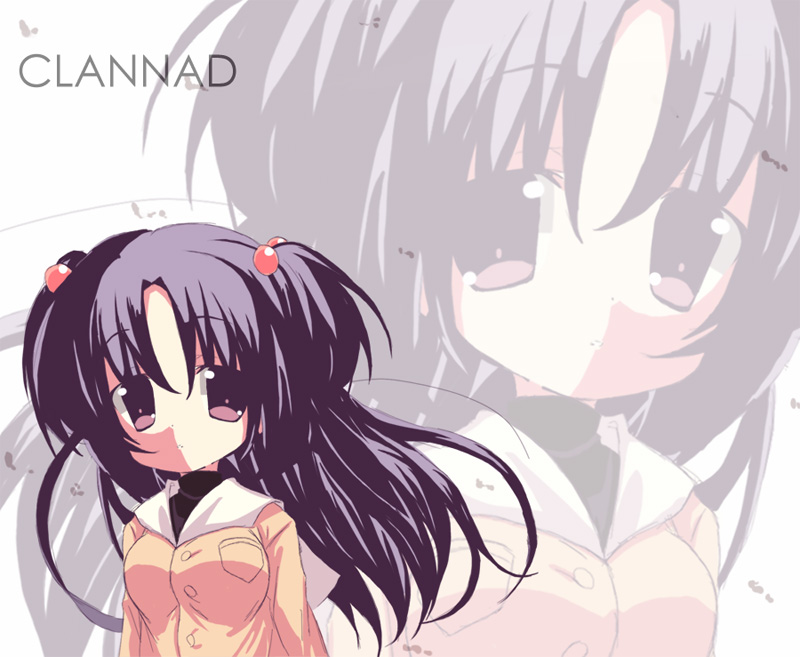 ichinose kotomi and soma peries (clannad) drawn by omiso_(omiso)