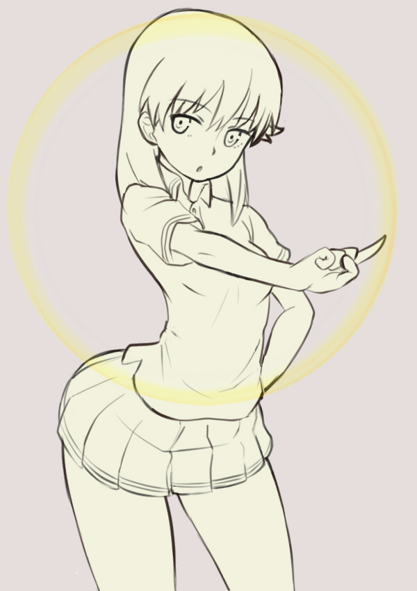 kyouno madoka (rinne no lagrange) drawn by butcha-u