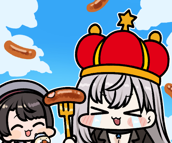 oozora subaru, shirogane noel, and dan'in-san (hololive and 1 more) drawn by jazz_jack