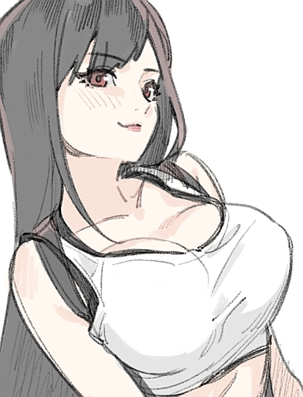tifa lockhart (final fantasy and 2 more) drawn by crow0cc