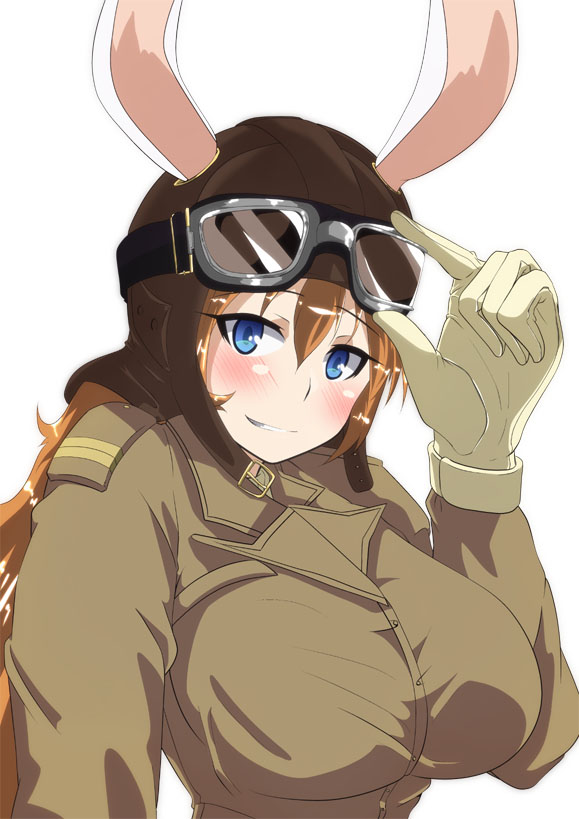 charlotte e. yeager (world witches series and 1 more) drawn by bompay