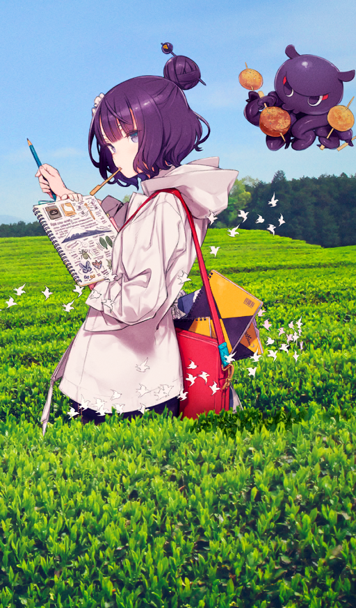 katsushika hokusai and tokitarou (fate and 1 more) drawn by kuroboshi_kouhaku