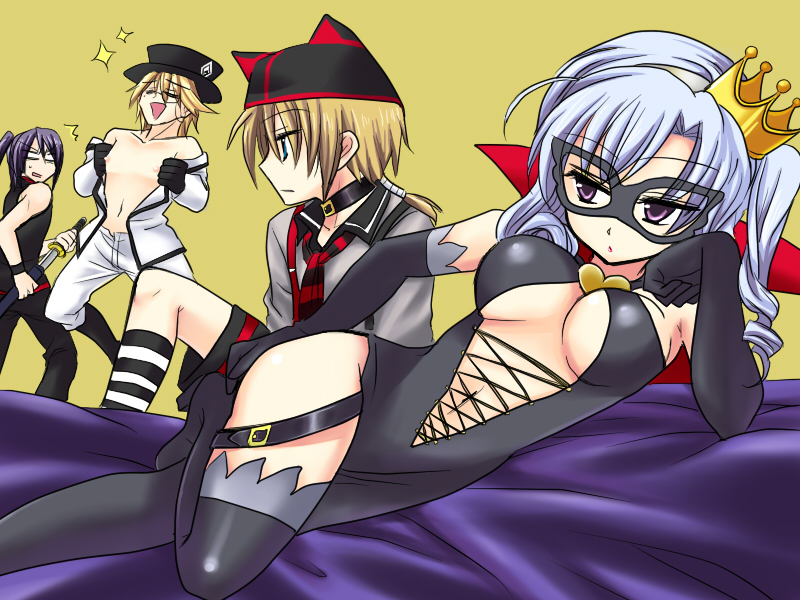 henriette mystere, arsene, twenty, rat, and stone river (tantei opera milky holmes) drawn by ichi_(ichiyarou)