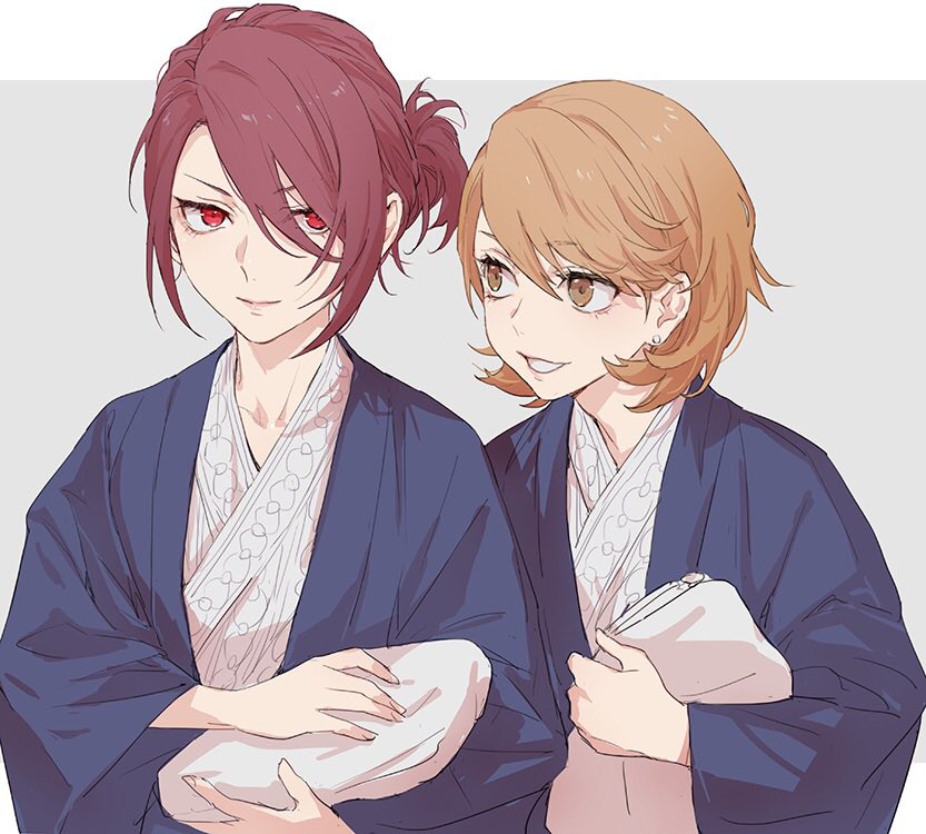 takeba yukari and kirijou mitsuru (persona and 1 more) drawn by isa_(peien516)