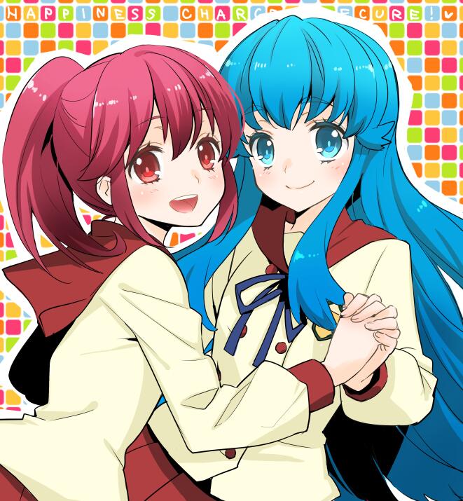 shirayuki hime and aino megumi (precure and 1 more) drawn by ooshima_tomo