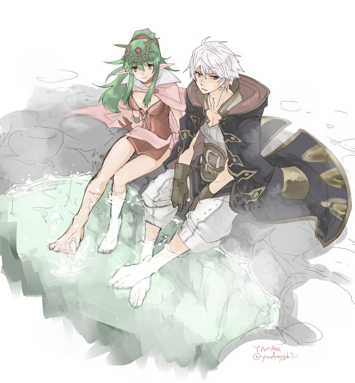male robin and tiki (fire emblem and 3 more) drawn by yamada_(ymdroygbiv)