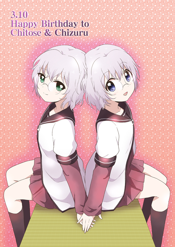 ikeda chitose and ikeda chizuru (yuruyuri) drawn by 7001