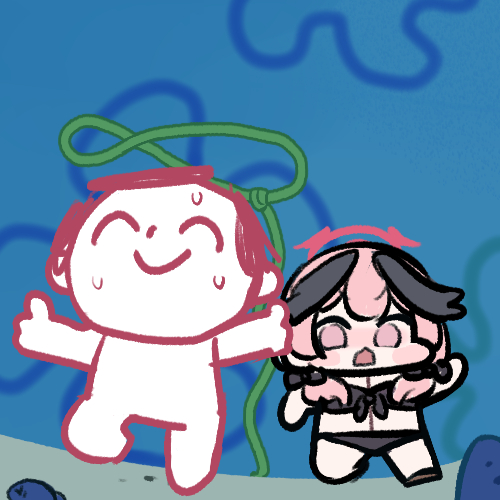 sensei, doodle sensei, and koharu (blue archive and 1 more) drawn by jazz_jack