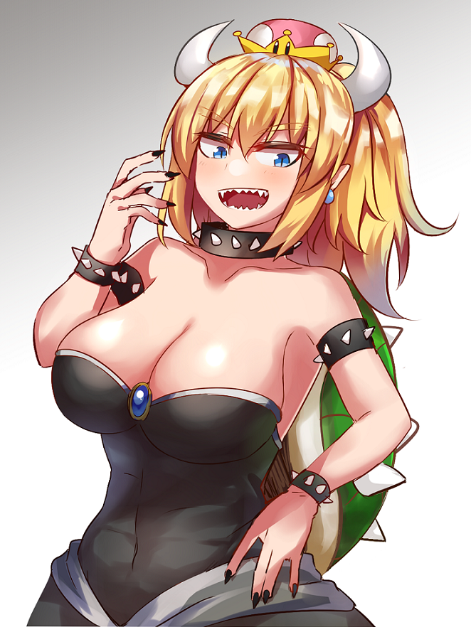 bowsette (mario and 1 more) drawn by ohitashi_netsurou