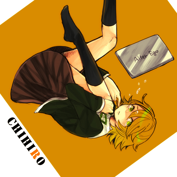 fujisaki chihiro (danganronpa and 1 more) drawn by kurosuke_(hipparu)