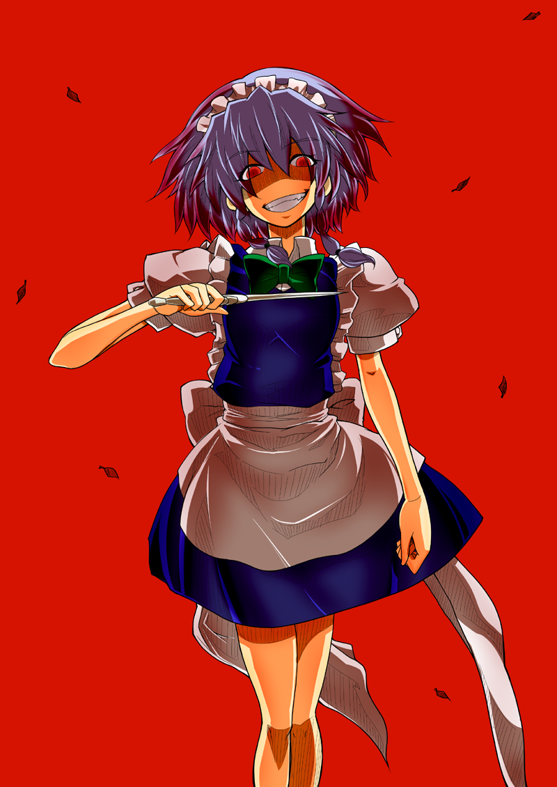 izayoi sakuya (touhou) drawn by jin_kashiwagi