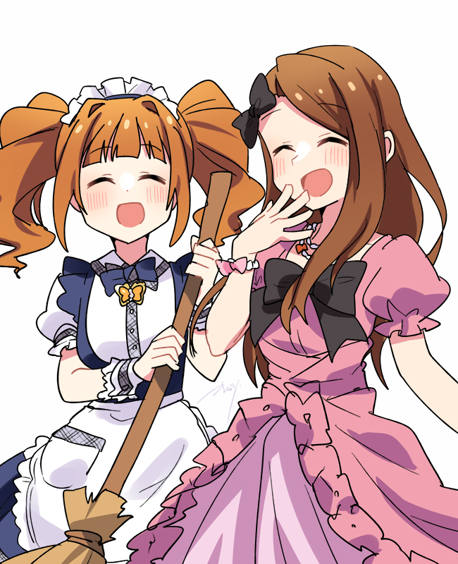 minase iori and takatsuki yayoi (idolmaster and 2 more) drawn by koma_tori