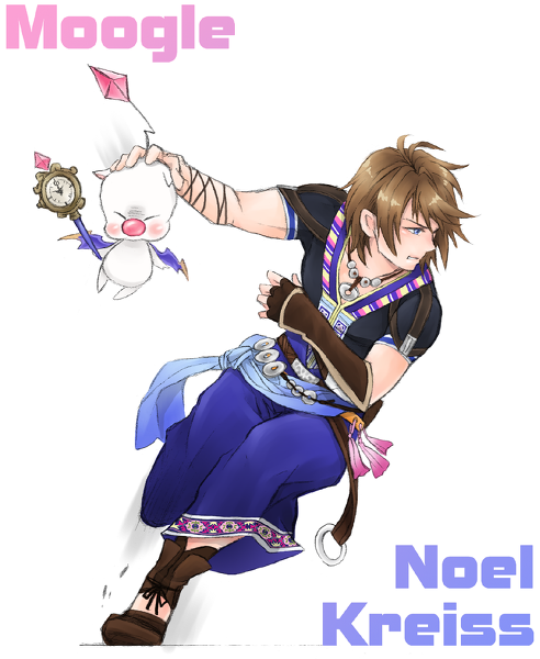 moogle, mog, and noel kreiss (final fantasy and 2 more) drawn by shinzui_(fantasysky7)