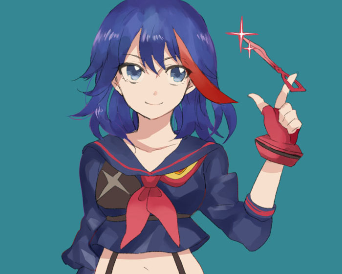 matoi ryuuko and senketsu (kill la kill) drawn by yosimurarisa