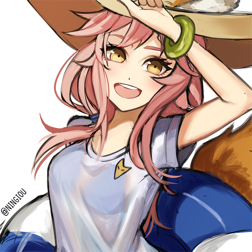 tamamo and tamamo no mae (fate and 2 more) drawn by kyou_(iuciferic)