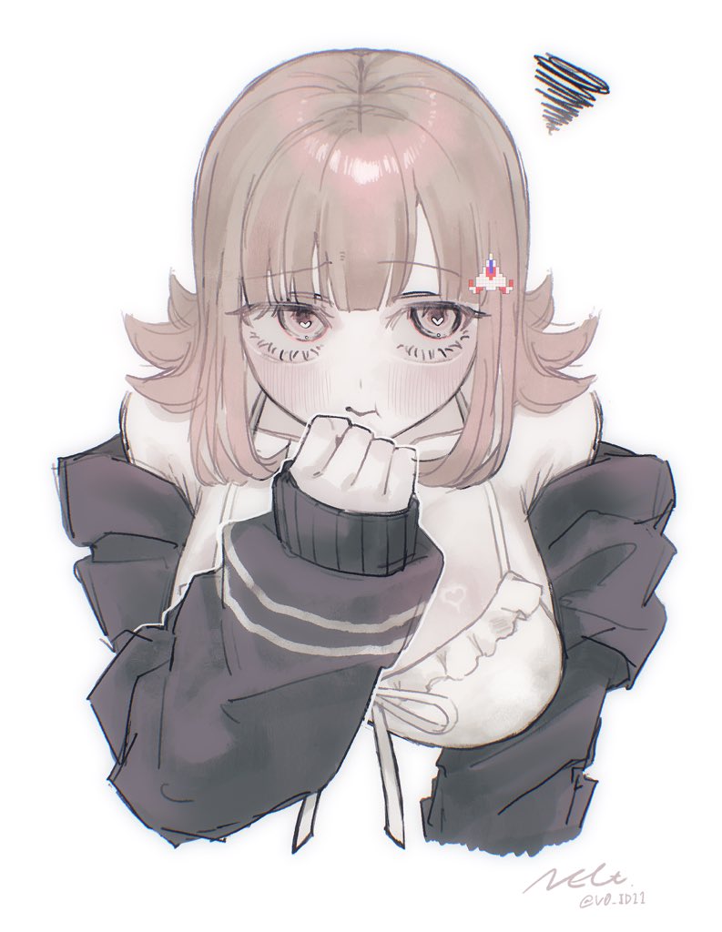 nanami chiaki (danganronpa and 2 more) drawn by v0_id11