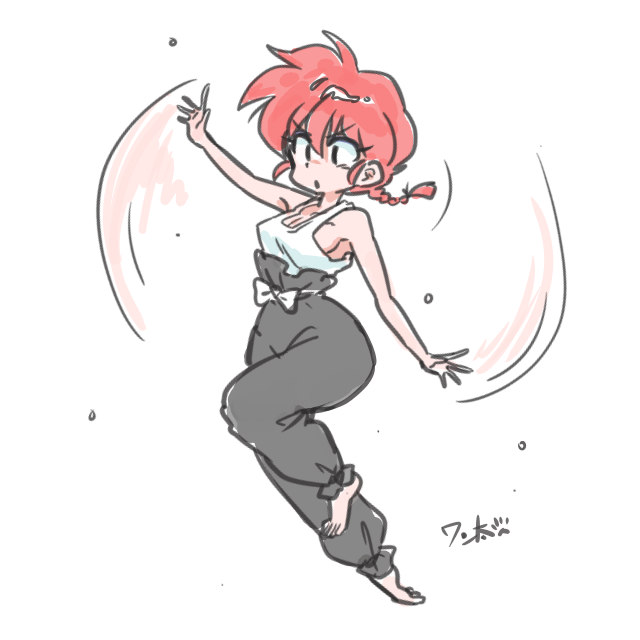 ranma-chan (ranma 1/2) drawn by wanta_(futoshi)