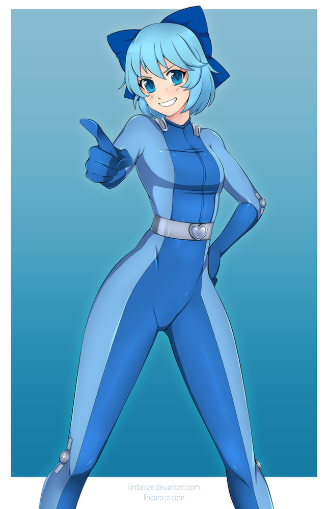 cirno (touhou and 1 more) drawn by lindaroze