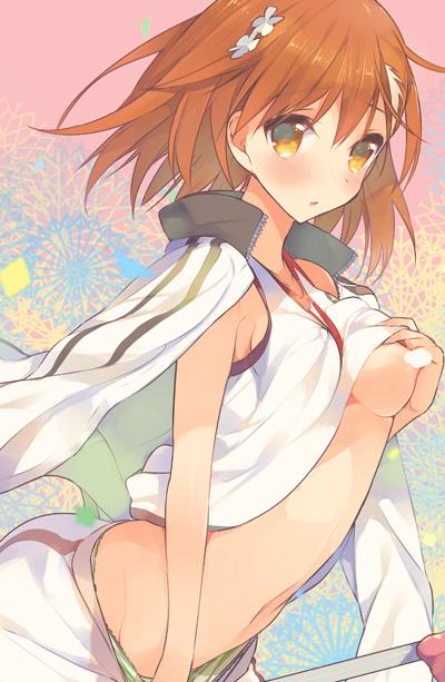misaka mikoto (toaru majutsu no index and 2 more) drawn by tsunekawa_niwasuke