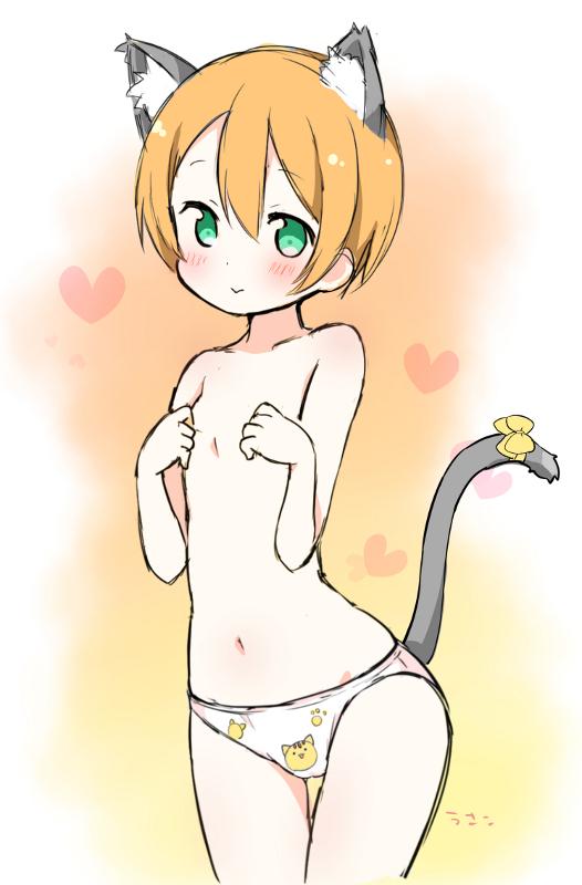 hoshizora rin (love live! and 1 more) drawn by saku_usako_(rabbit)