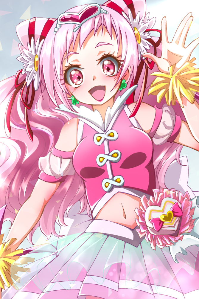 nono hana and cure yell (precure and 1 more) drawn by kon'no_haruka