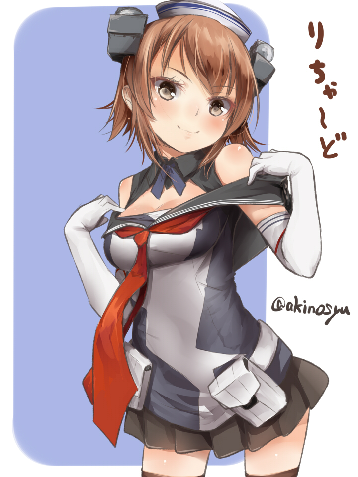 richard p. leary (kantai collection) drawn by akino_shuu