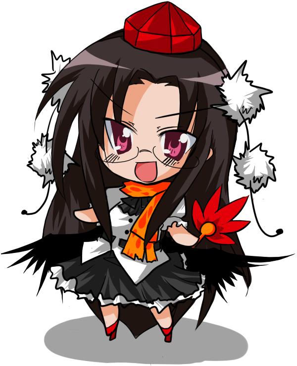shameimaru aya and tamura hiyori (touhou and 1 more) drawn by buuwa