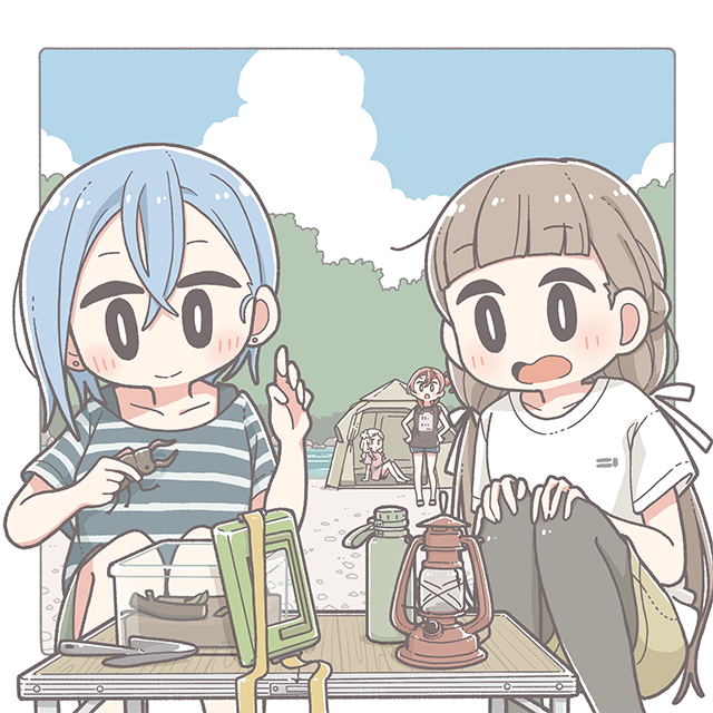 wakana shiki, yoneme mei, onitsuka natsumi, and sakurakoji kinako (love live! and 1 more) drawn by east_sha2