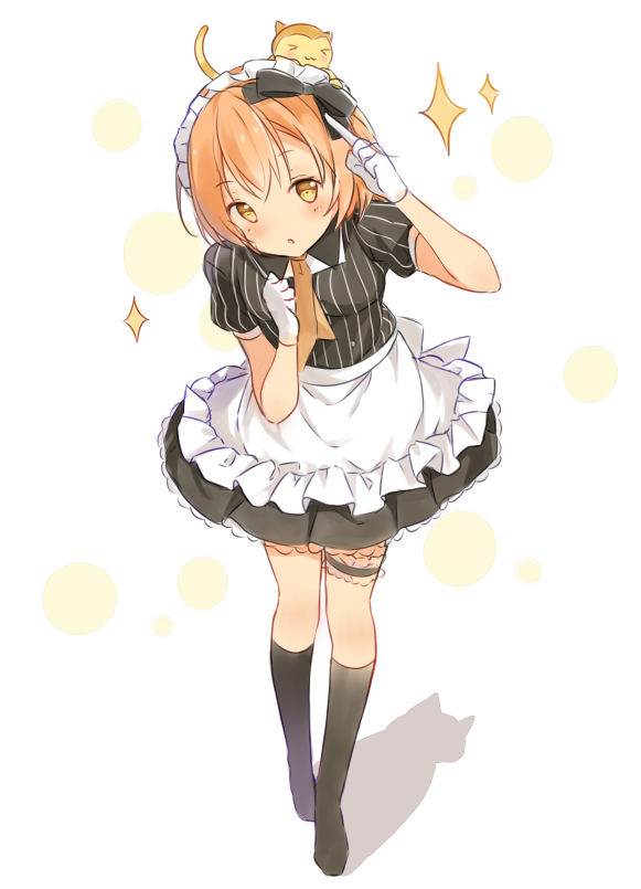 hoshizora rin (love live! and 2 more) drawn by hitsukuya