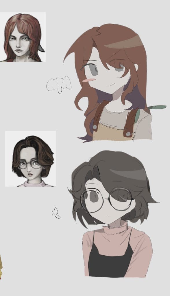 abella and olivia (fear & hunger and 1 more) drawn by router0209